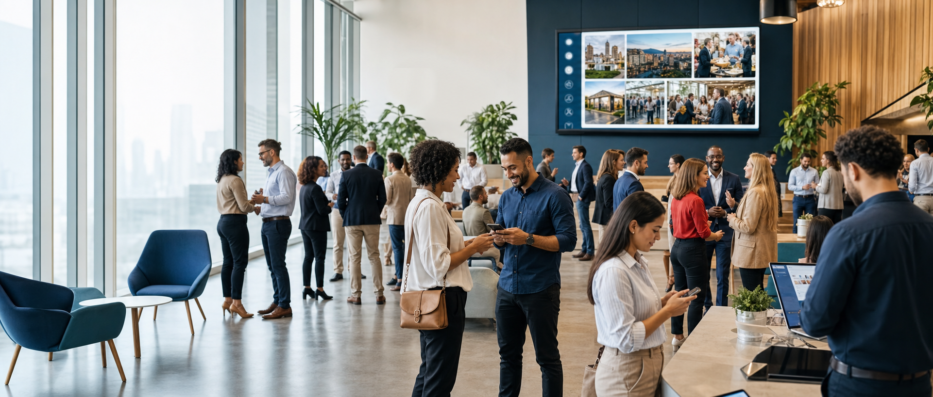 Empresários em um encontro de negócios